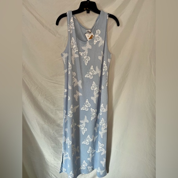 Blue butterfly light dress - Picture 2 of 5